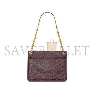 YSL NIKI MEDIUM IN VINTAGE LEATHER 6331840EN076195 (28*20*8.5cm)
